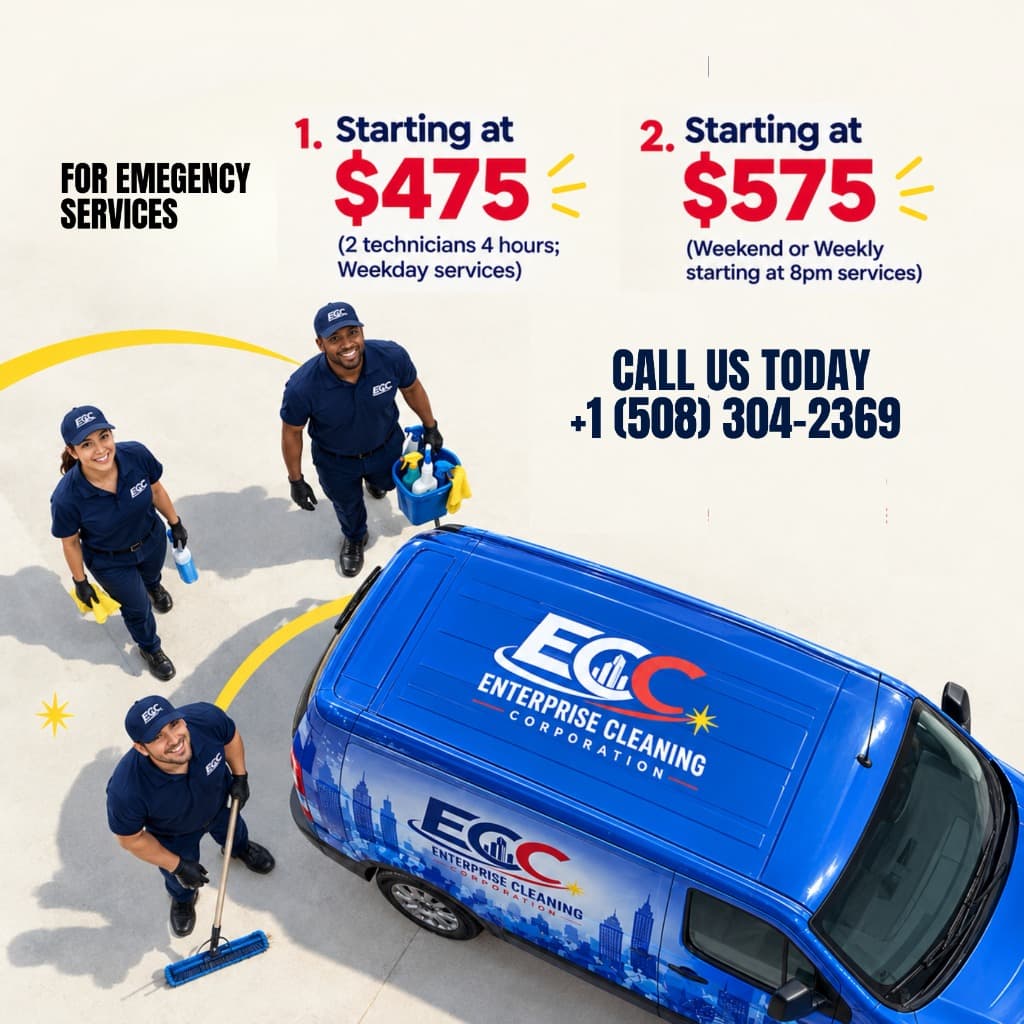 Enterprise Cleaning Corporation Emergency Response Fleet & Dedicated Technicians