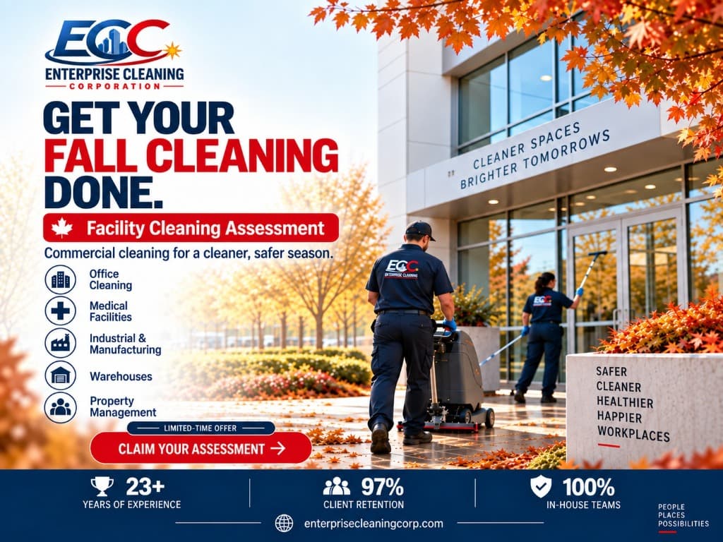 Enterprise Cleaning Corporation Fall Cleaning Done - Facility Cleaning Assessment