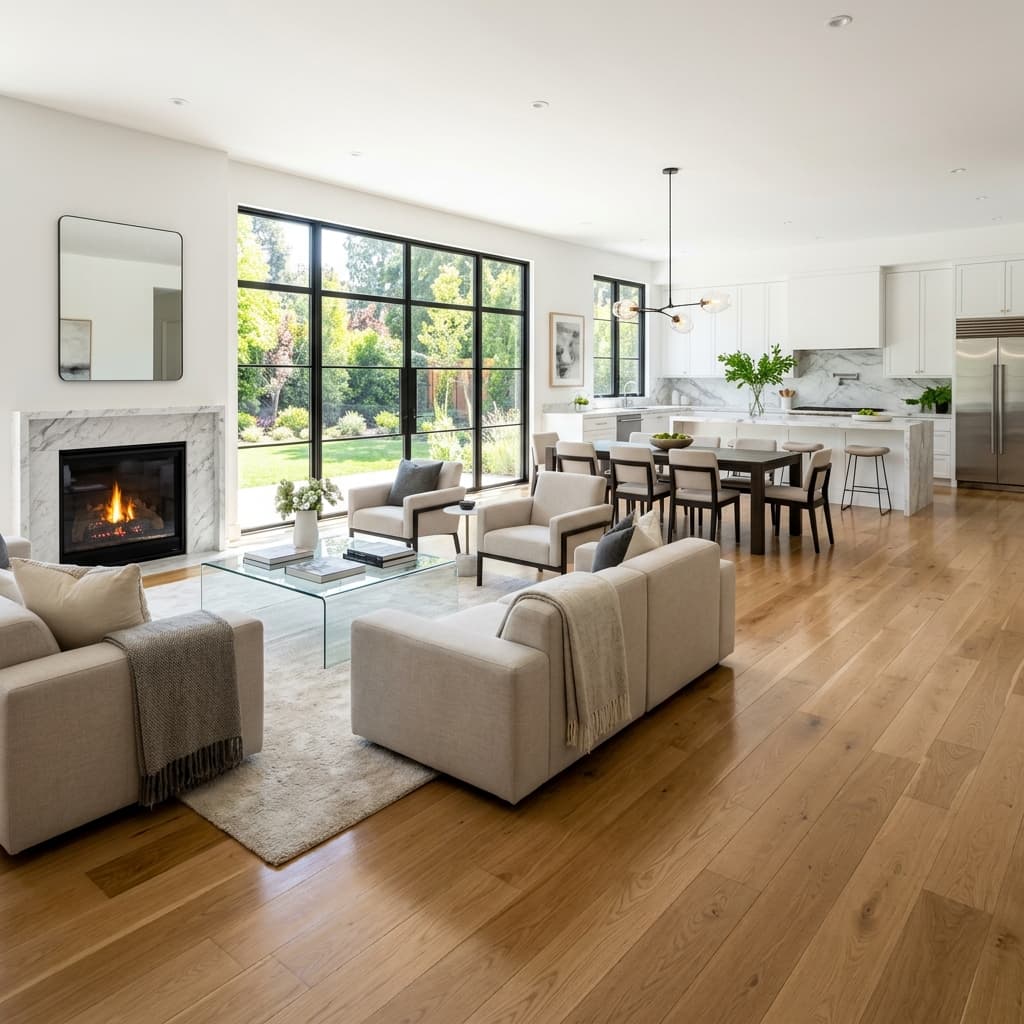 Pristine interior real estate cleaning